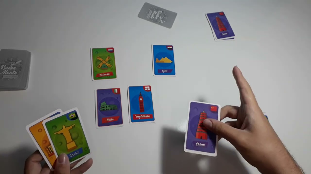 JOGANDO ROUBA MONTE (PARA 2 PESSOAS)