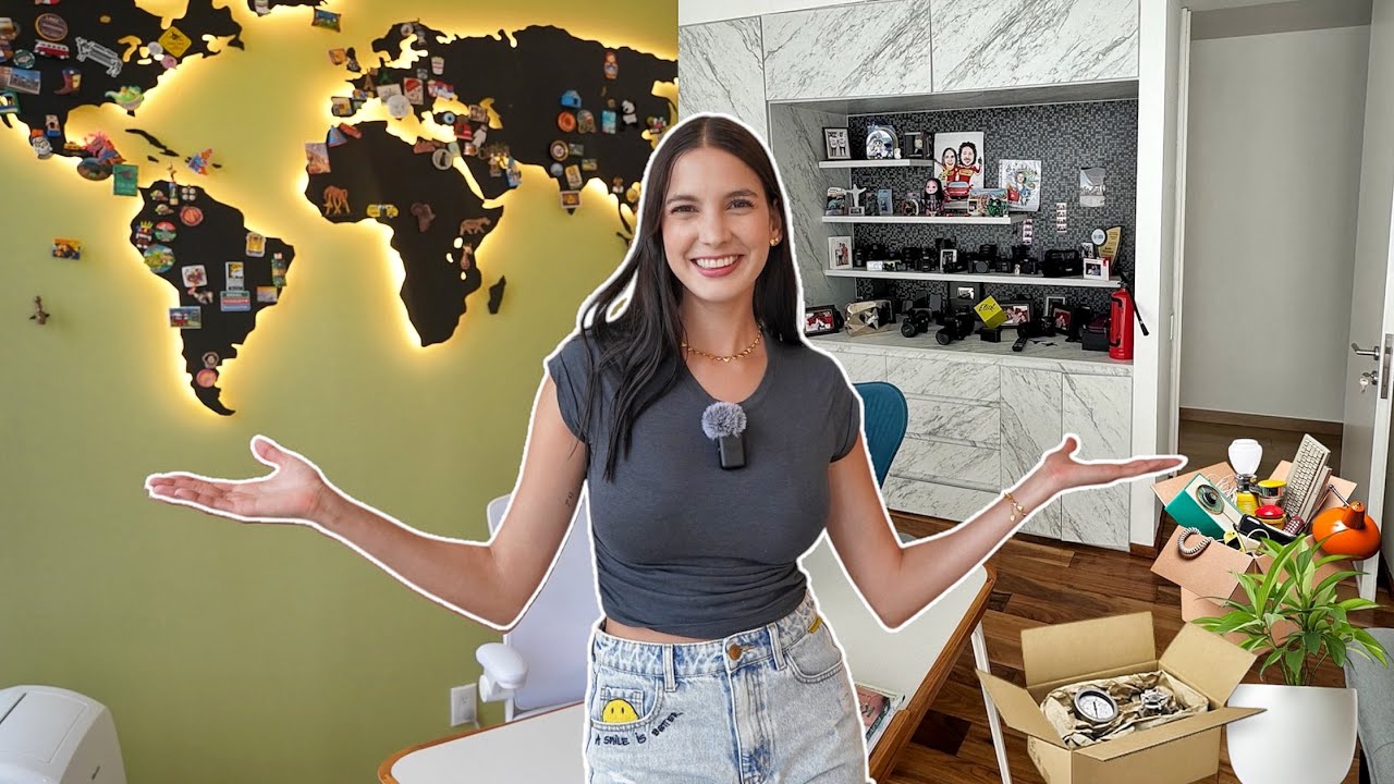 Le remodelé la oficina a mi novio | House tour