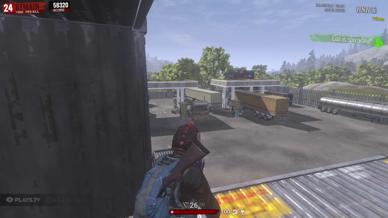 H1Z1 KOTK Shooting from a newly added (Season 5) higher vantage point!!!