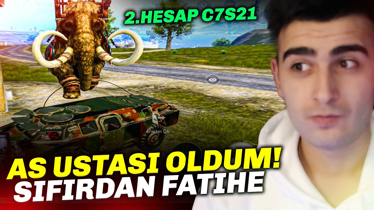 AS USTASI OLDUM! 2.HESAP SIFIRDAN FATİHE - PUBG Mobile Rank Kasma Taktikleri C7S21