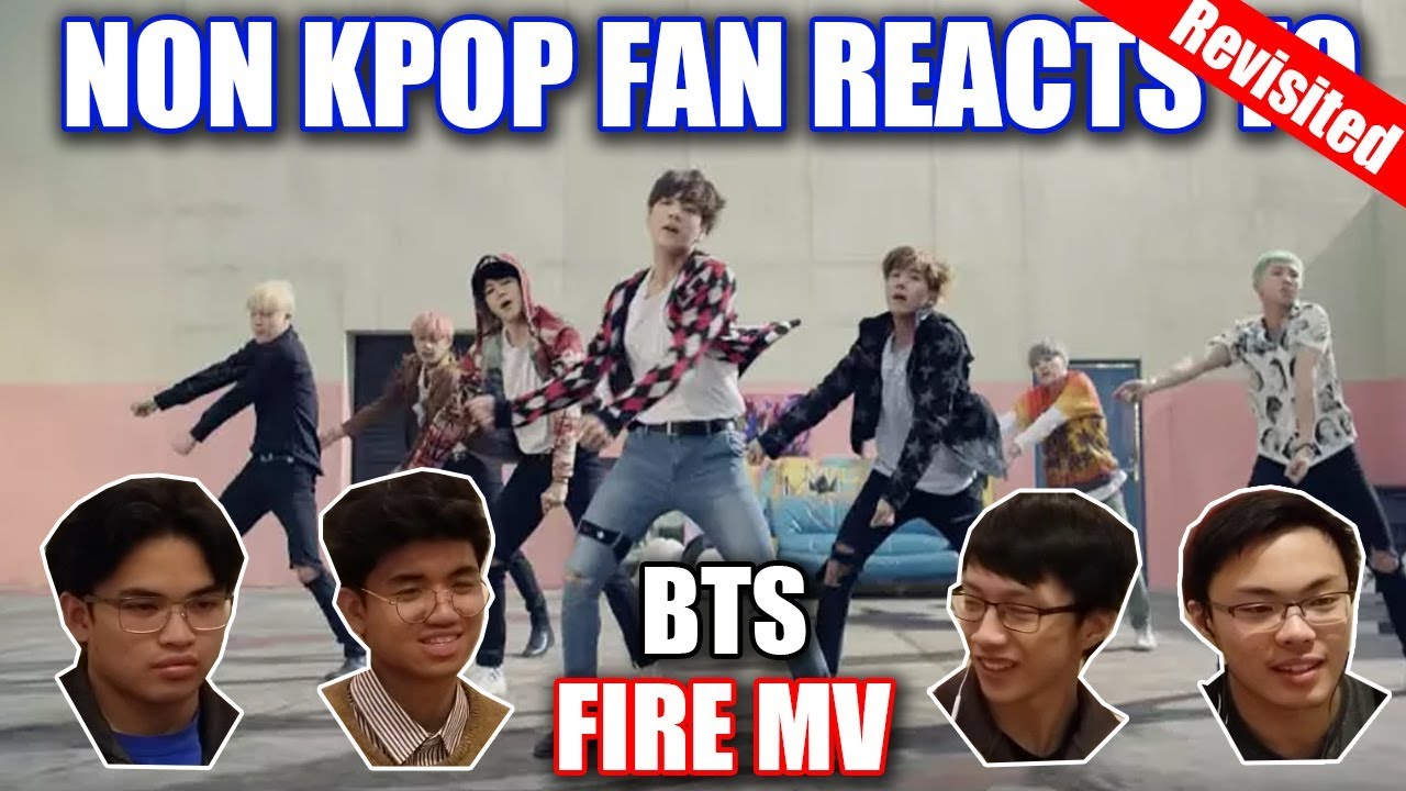 NON KPOP FAN REACTS TO BTS FIRE MV REVISITED (OurKrew Reacts)
