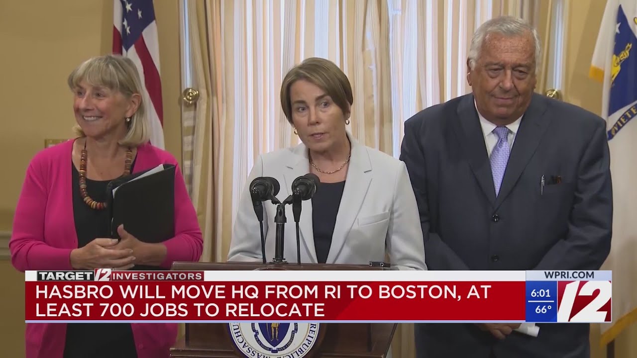 Hasbro announces move from Rhode Island to Boston
