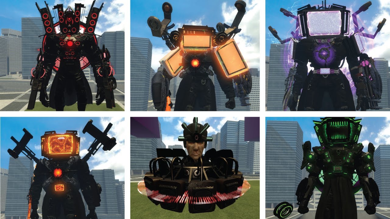 Astro hydra titan vs all Skibidi titan tvman , cameraman , speakerman in Garry's Mod ! Garry's Mod