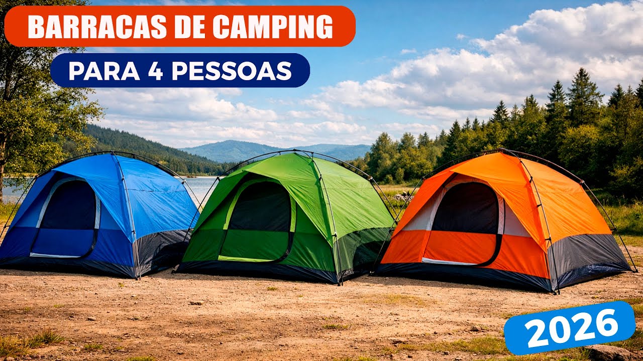 Top 5 Melhores Barracas de Camping para 4 Pessoas de 2026 │Qual é a Melhor Barraca de Camping ?
