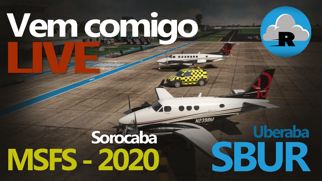 AO VIVO | King Air✈️ Vamos sair de Sorocaba e voar por aí | MSFS 2020