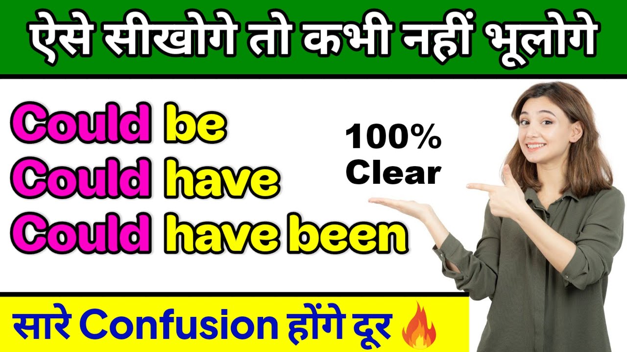 Use of Could be, Could have, Could have been in English Grammar | Modal Verbs 