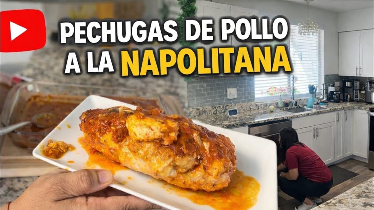 Pechugas de pollo a la Napolitana 