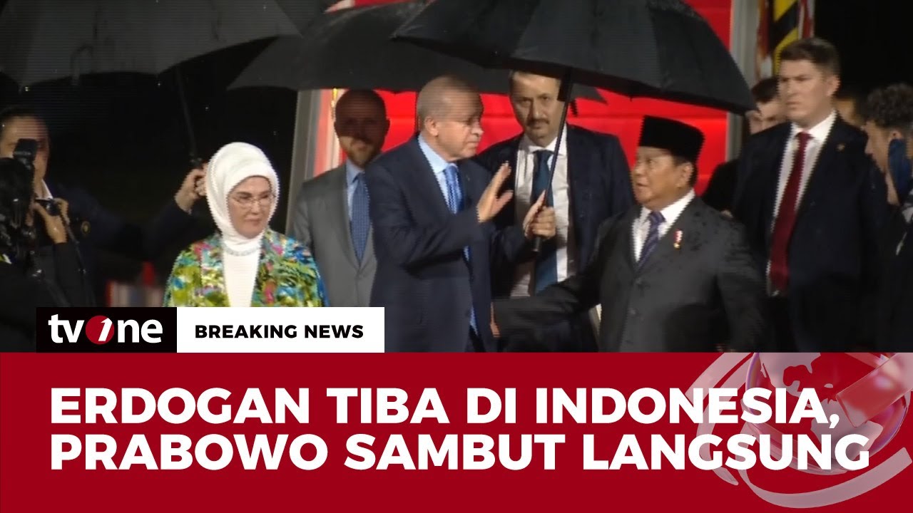 [BREAKING NEWS] Presiden Turki Erdogan Tiba di Indonesia | tvOne