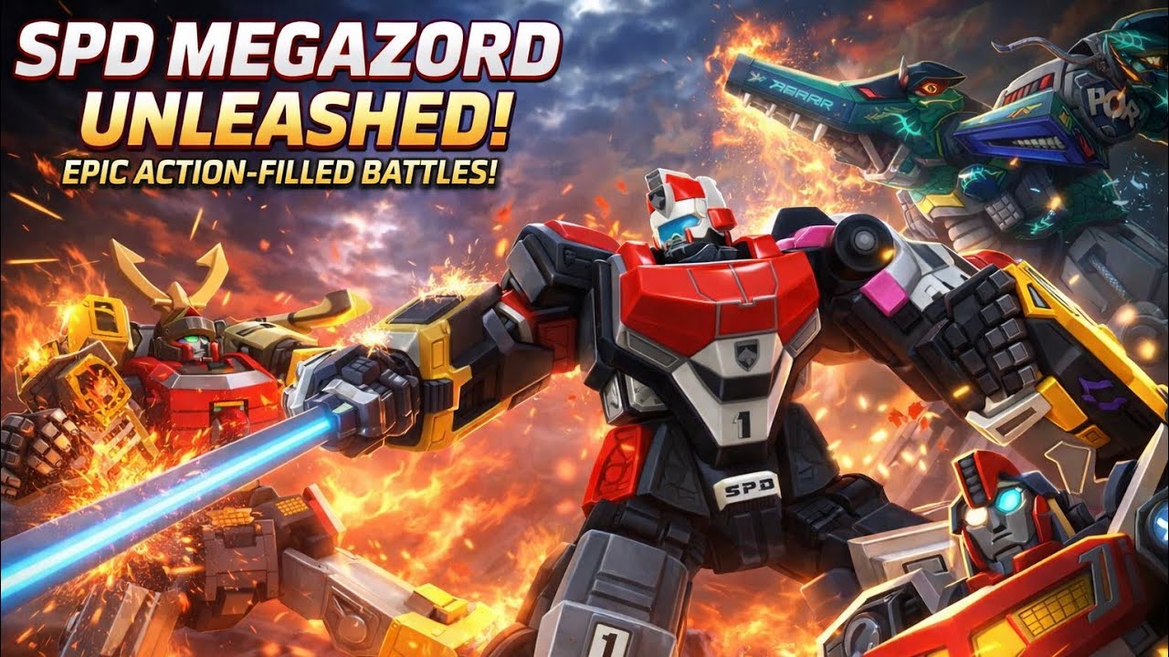 SPD megazord unleashed Epic filled battles#powerrangerslegacywars 