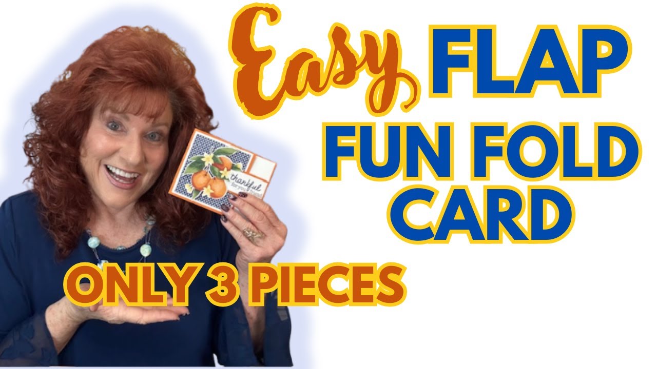 Make This STUNNING 3-Piece Flap Card in Minutes!