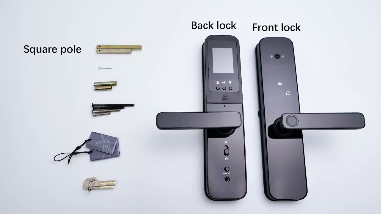 XSDTS SMART DOOR LOCK: F8 Installation video(English)