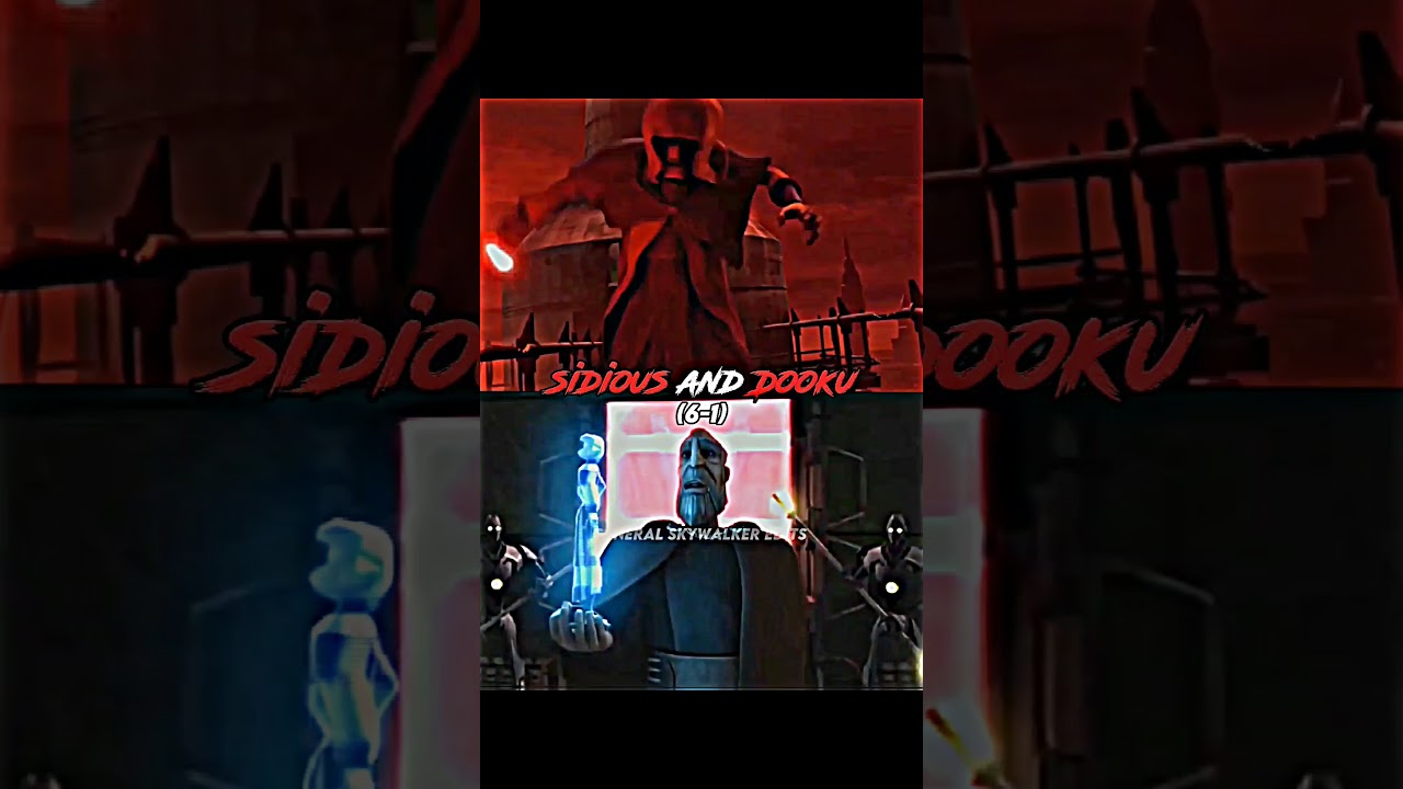 Darth Sidious And Count Dooku Vs Darth Maul and Savage Opress #starwars #vs #1v1 #shorts