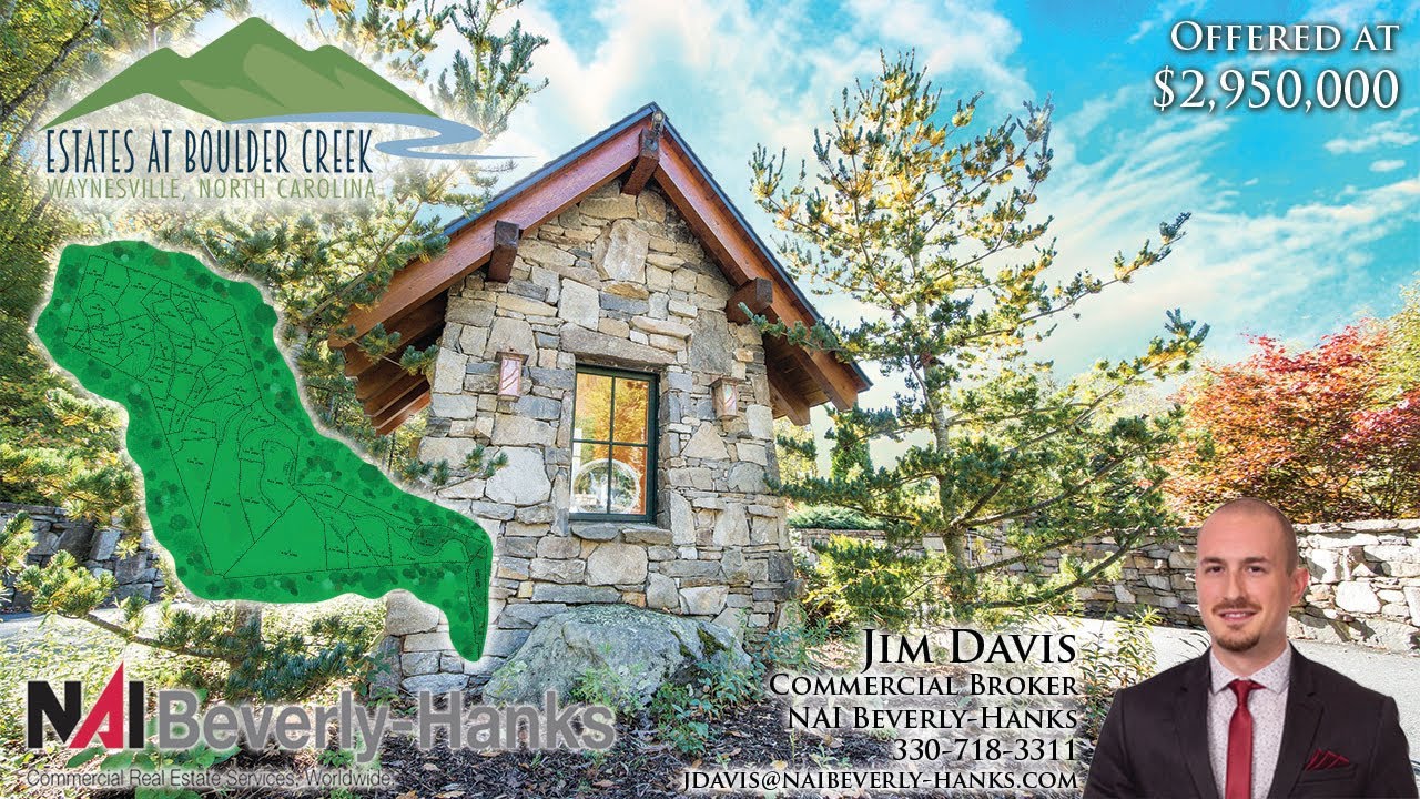 Gated community for sale. The Estates at Boulder Creek located in Waynesville near Asheville, NC.
