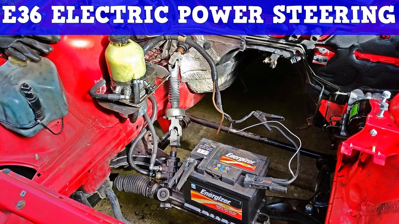 €1,000 BMW E36 EV Build 05 : Electric Power Steering