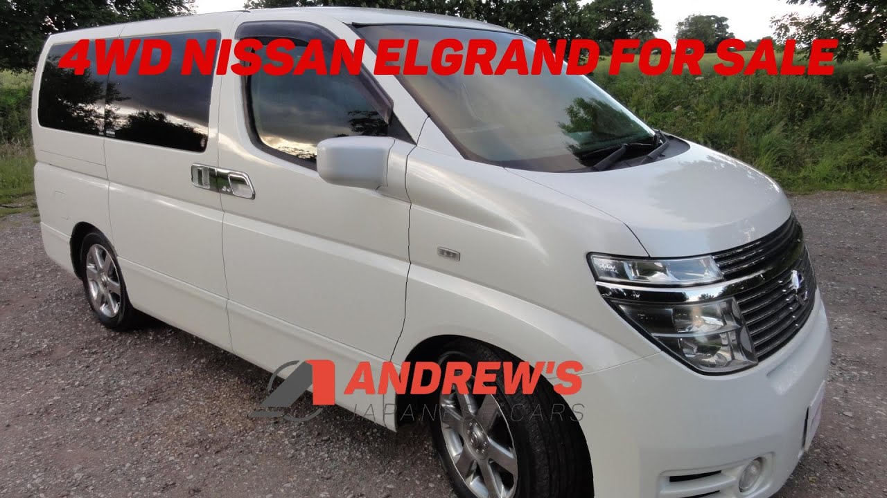 4WD Nissan Elgrand E51 Highway Star