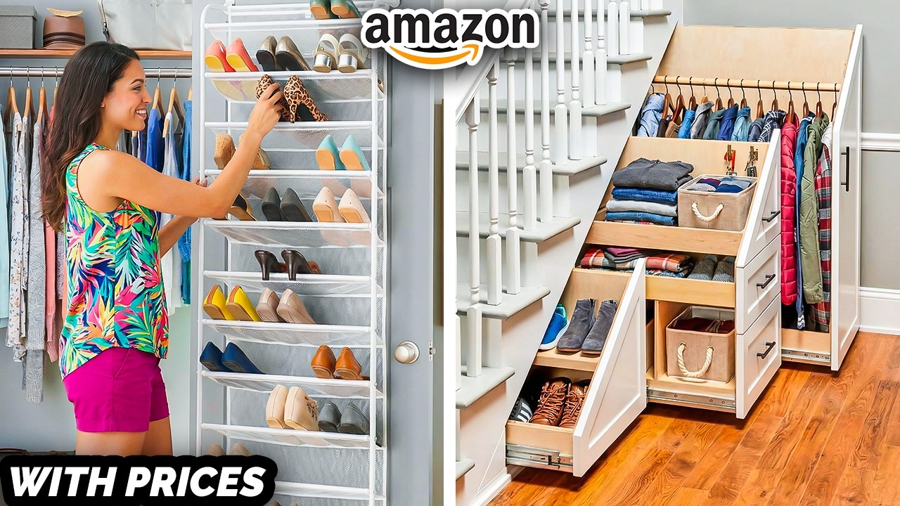 25 New AMAZON FINDS for TINY Apartments | Smart Space Saving Furniture Ideas [With Prices]