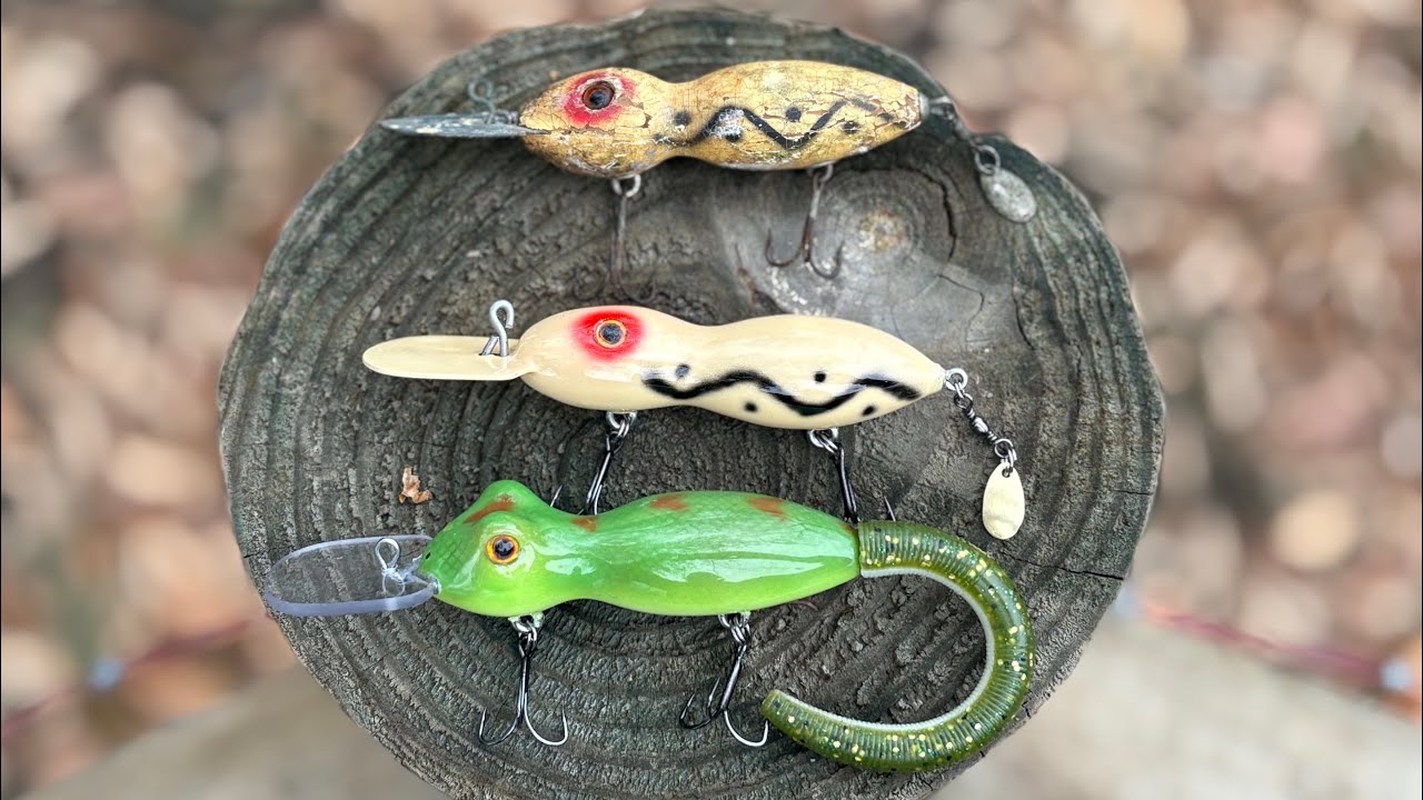 Переосмысление рыболовной приманки 1940-х годов и её обновлённая версия.