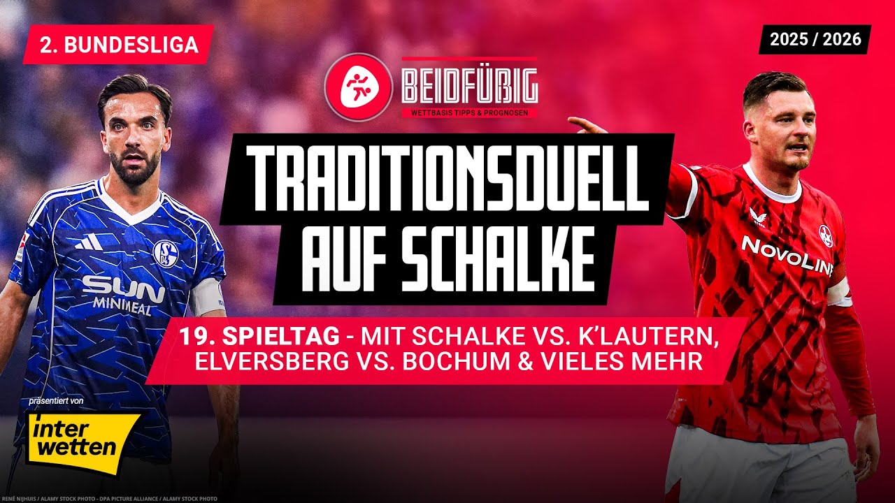 2. Liga Tipps ⚽ Der 19. Spieltag mit KSC - Hertha, Schalke - K'Lautern, uvm.🔥 2. Bundesliga Prognose