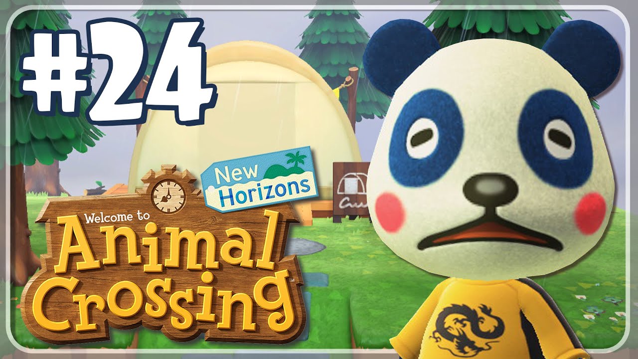 OSUNIO VIENE A LA ACAMPADA! #24 ANIMAL CROSSING NEW HORIZONS