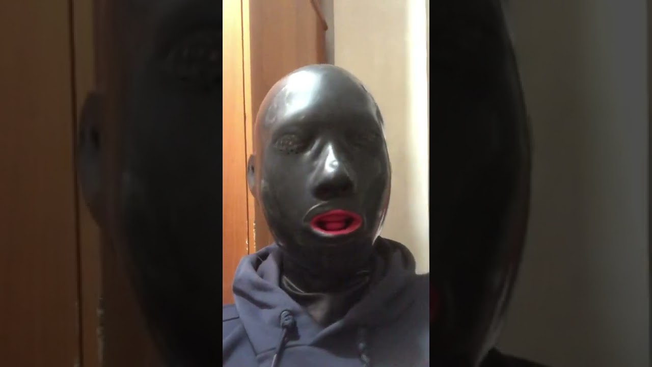 latex man with a mask