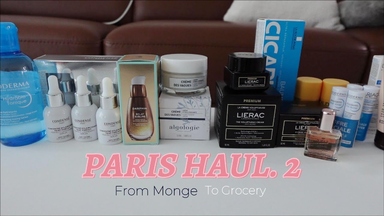 🇫🇷파리 쇼핑 하울 2탄🛍️ | 몽쥬약국 필수템 (바이오더마, 달팡, 리락 프리미엄 라인) & 모노프리 와인/과자 추천!