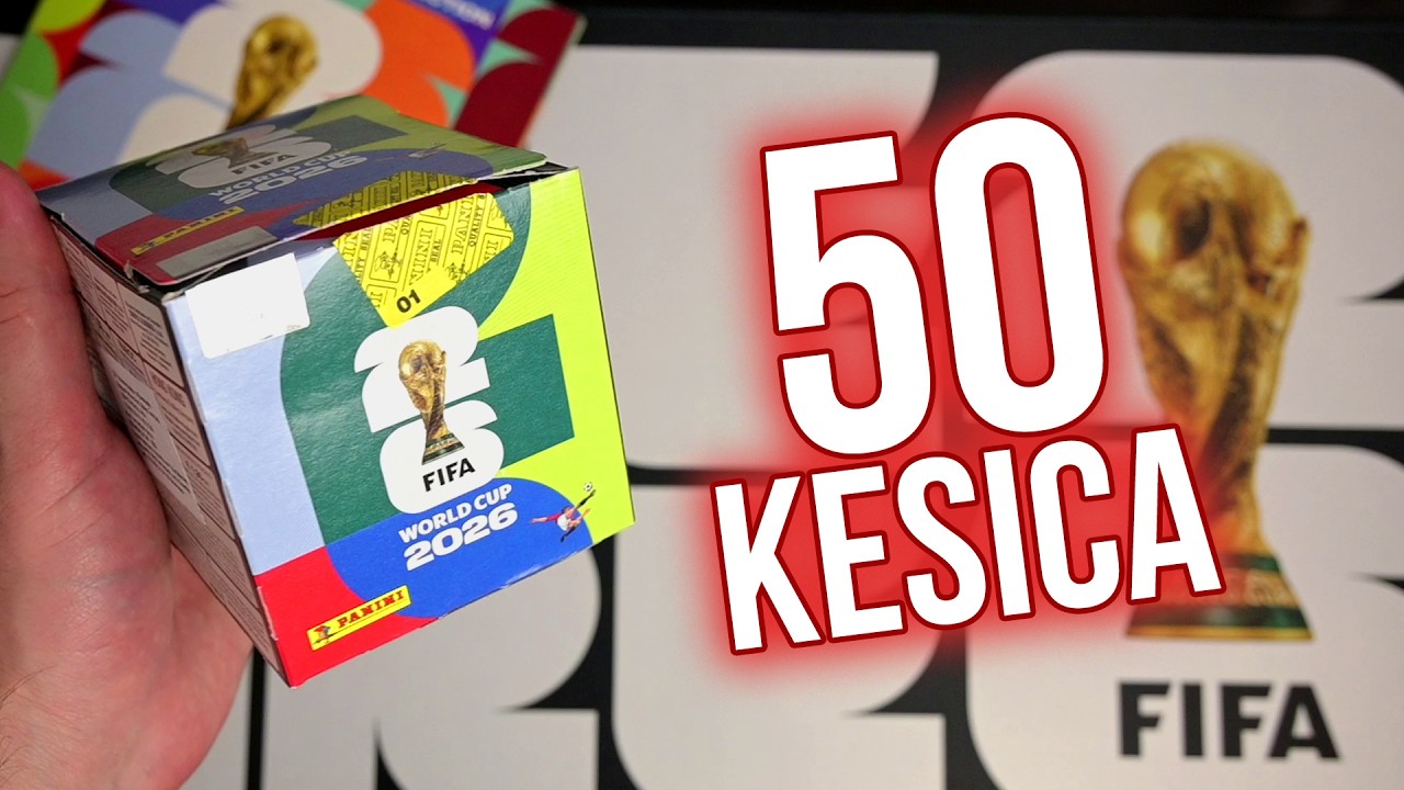 OTVARAM CELU KUTIJU PANINI FIFA WORLD CUP 2026 SLIČICA