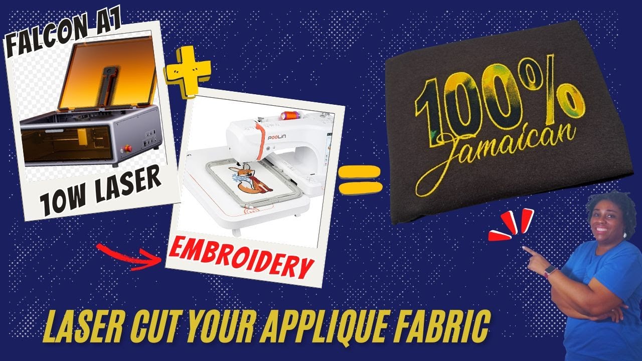 10W Laser vs Fabric – Cut Appliques Like a Pro!
