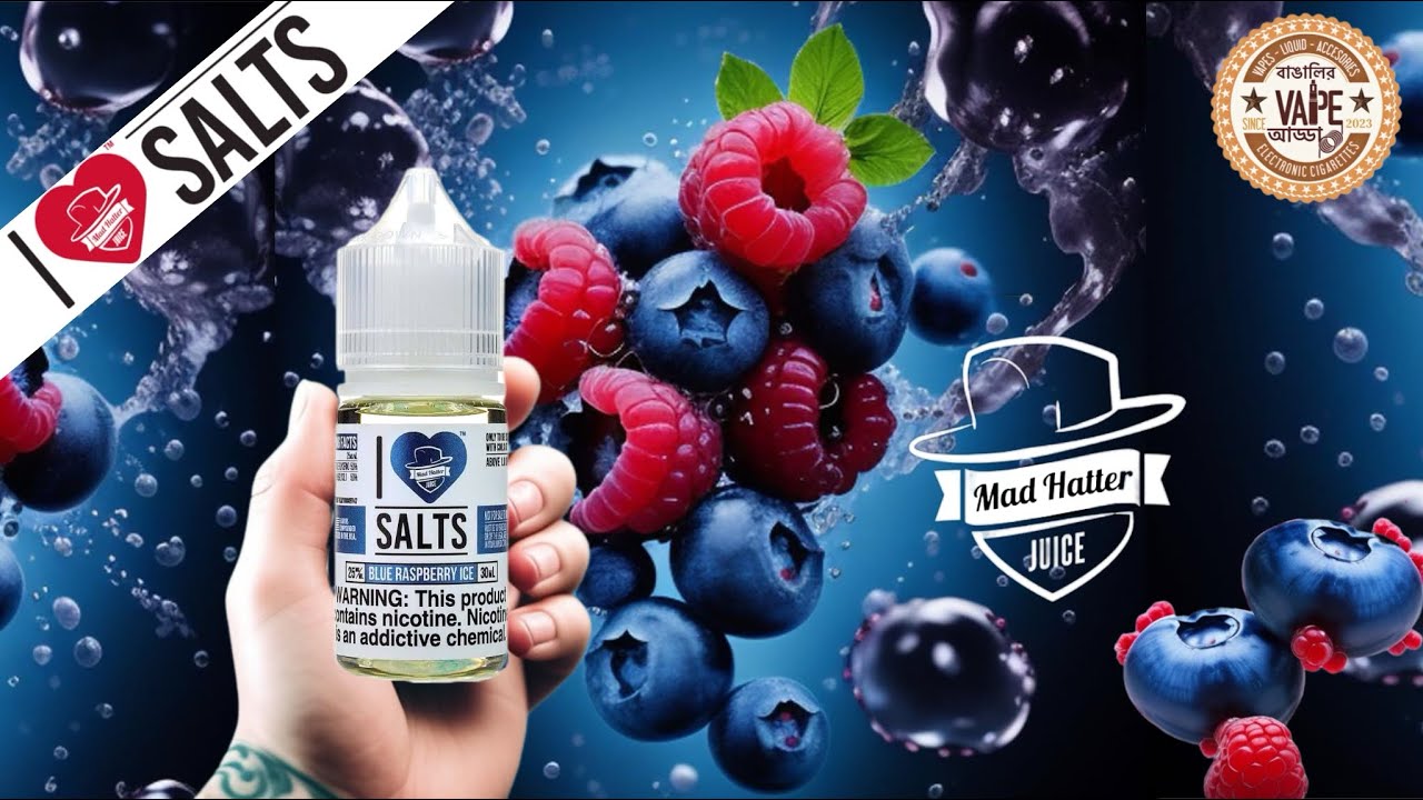 Blue Raspberry by I LOVE SALTS | #review