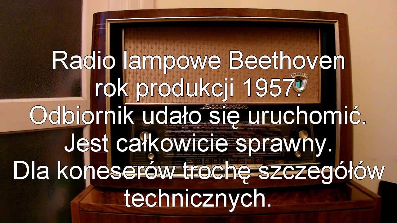 Radioodbiornik lampowy Beethoven