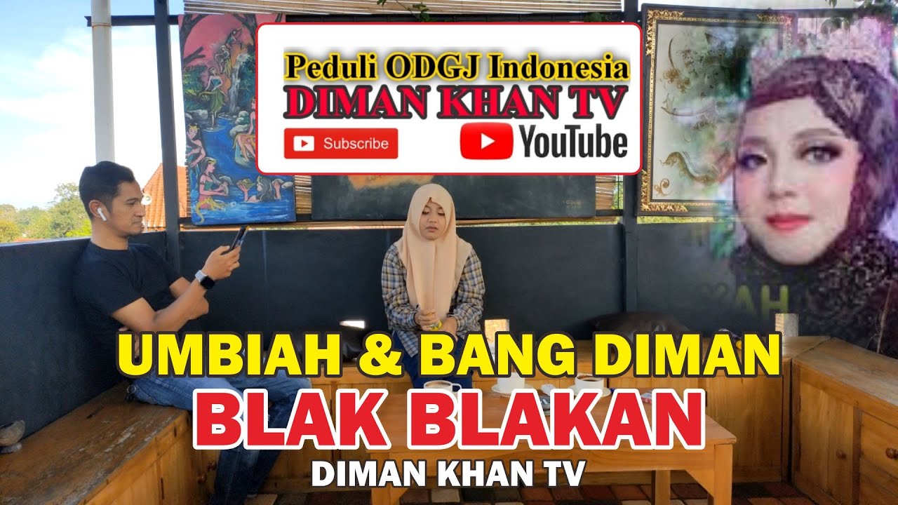 JAVASLIBAN KEDATANGAN YOUTUBER DIMAN KHAN TV #ODGJ CANTIK