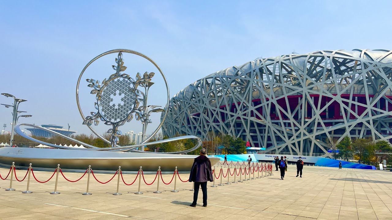 Beijing Walking, National Stadium reopens to public after 2022 Winter Olympics/2022冬奥会后鸟巢中心区重新对公众开放