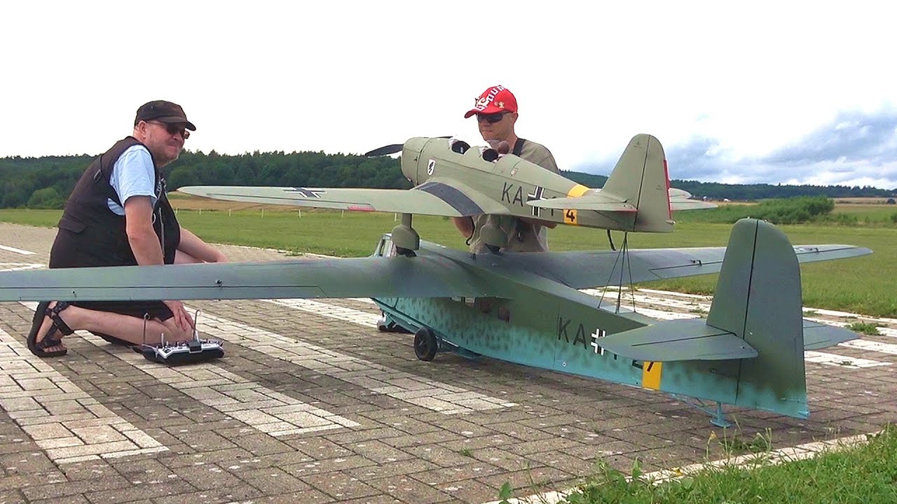 RC DFS-230 ASSAULT GLIDER & KLEMM 35-B MISTEL