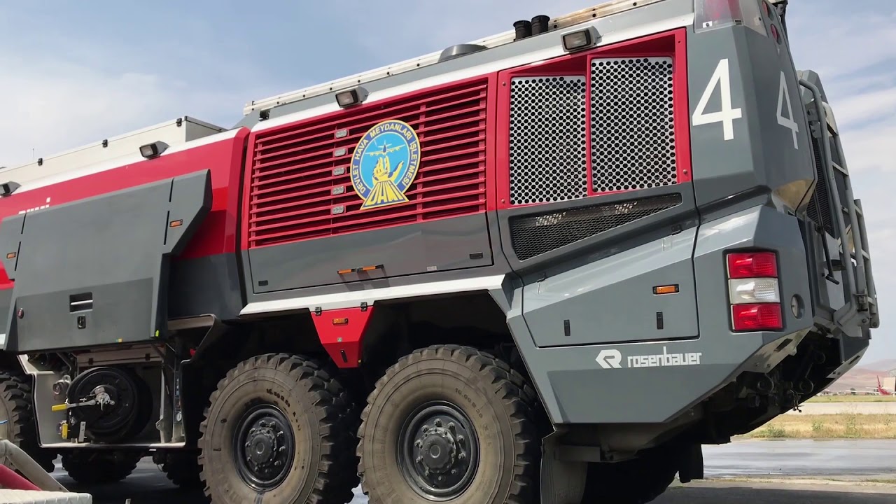 DHMİ ARFF Esenboğa Havalimanı İtfaiyesi Araçları