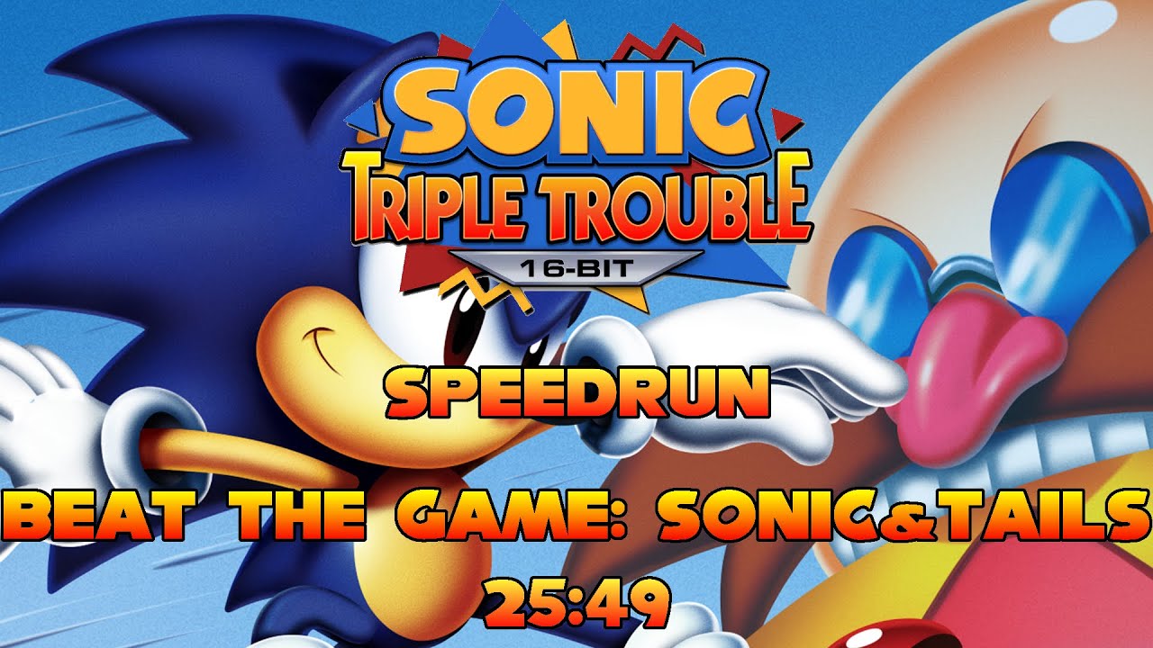 [WR] Sonic Triple Trouble (16-Bit) Speedrun - Beat The Game with Sonic & Tails in 