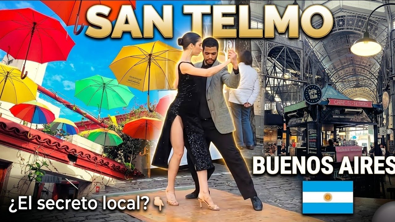 SAN TELMO, RECORRO sus CALLES😎 Buenos Aires 🇦🇷✅️
