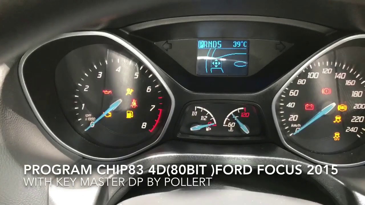 PROGRAM CHIP83 4D(80BIT )FORD FOCUS 2015 with Key Master DP by Pollert