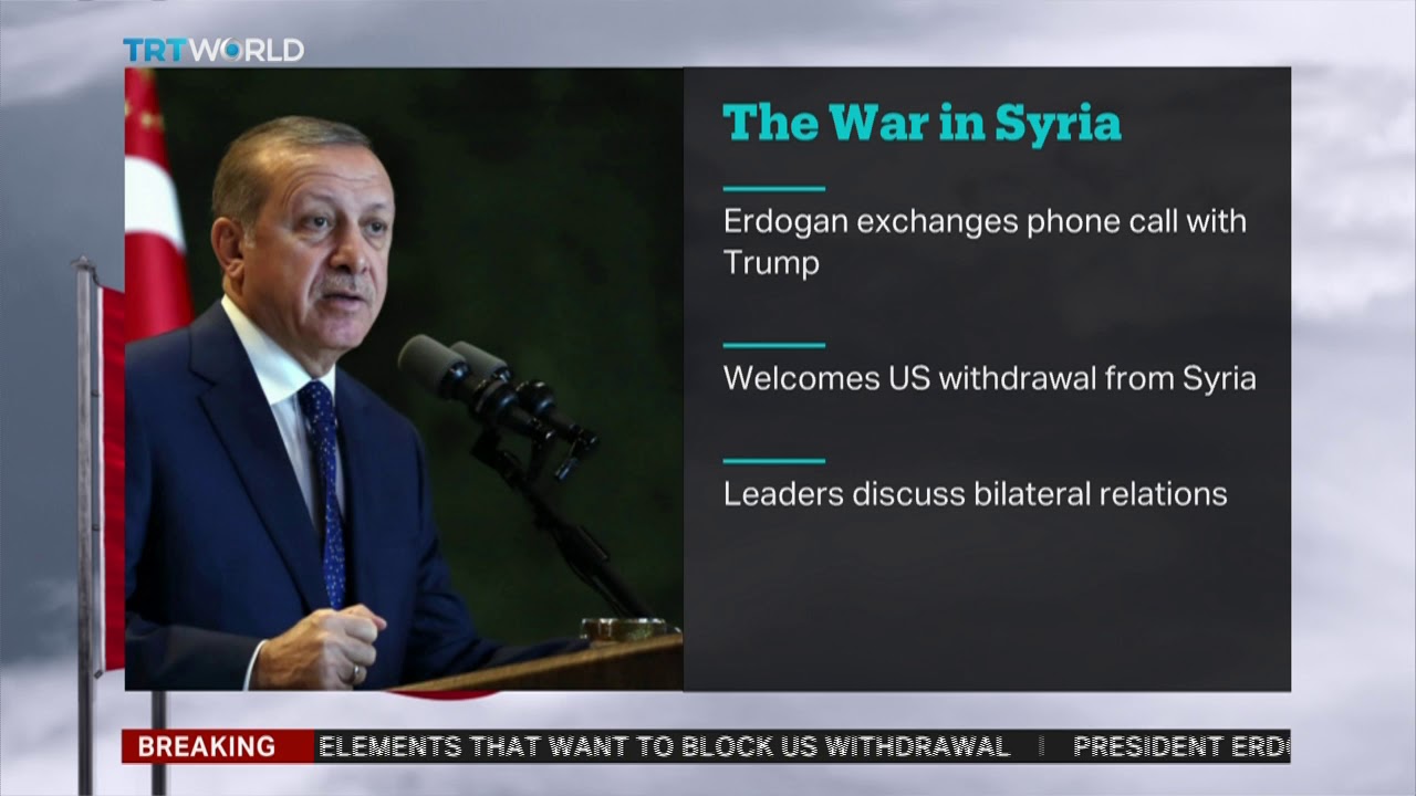 Erdogan exchanges phone call with Trump