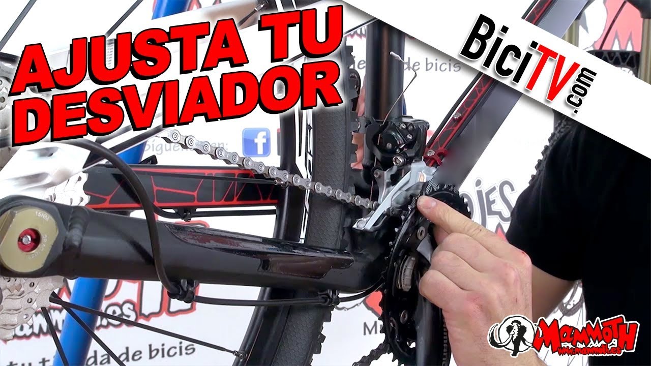 Cómo ajustar un desviador delantero de bicicleta
