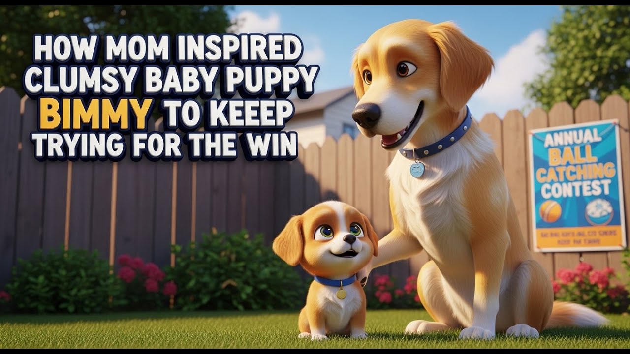 Part 3 on perseverance: How Mom Inspired Clumsy Baby Puppy Bim to Keep Trying for the Win