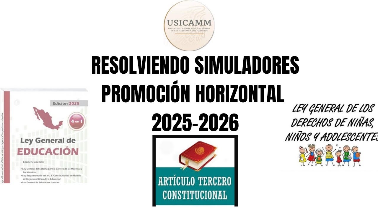 RESOLVIENDO REACTIVOS SIMULADOR PROMOCIÓN HORIZONTAL 2025-2026