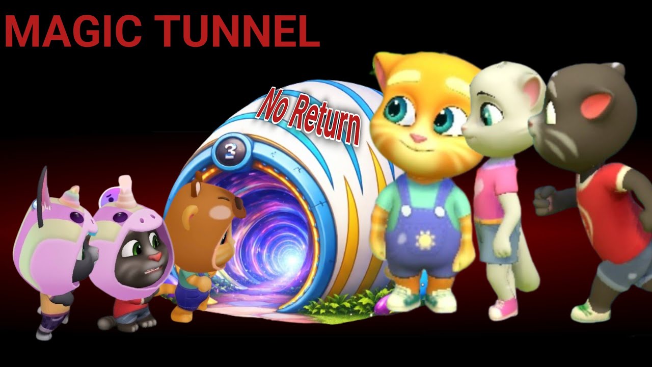 MAGIC TUNNEL For Ginger's Fan~ My Talking Tom Friends 2 | Goodbye Tom Friends 😟| Among Us 