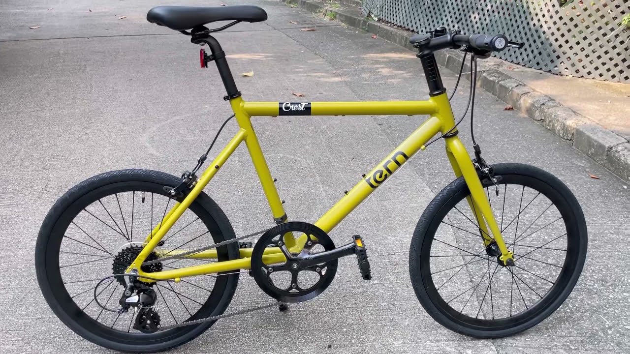YouTube TERN ROJI BIKE  CREST 451（啞黃）小輪徑 開箱！