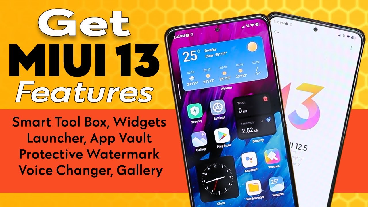 Convert Your XIAOMI MIUI 12.5 Into MIUI 13 - All Apps Updated