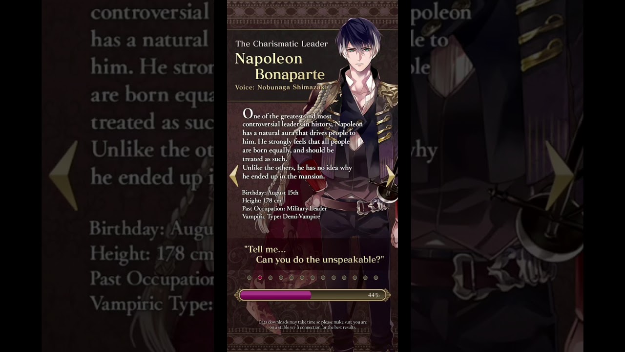 IKEMEN VAMPIRE OTOME GAME CHARACTERS
