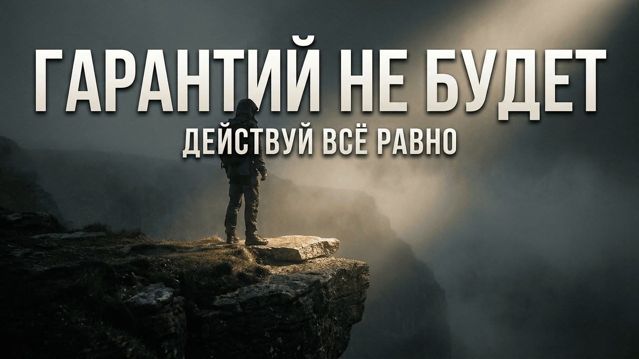 Гарантий не будет. Почему успех приходит только к тем, кто действует
