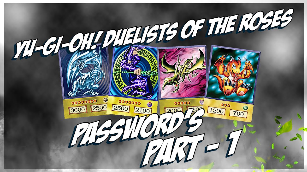 YU-GI-OH! THE DUELISTS OF THE ROSES PASSWORD PS3 - PART 1