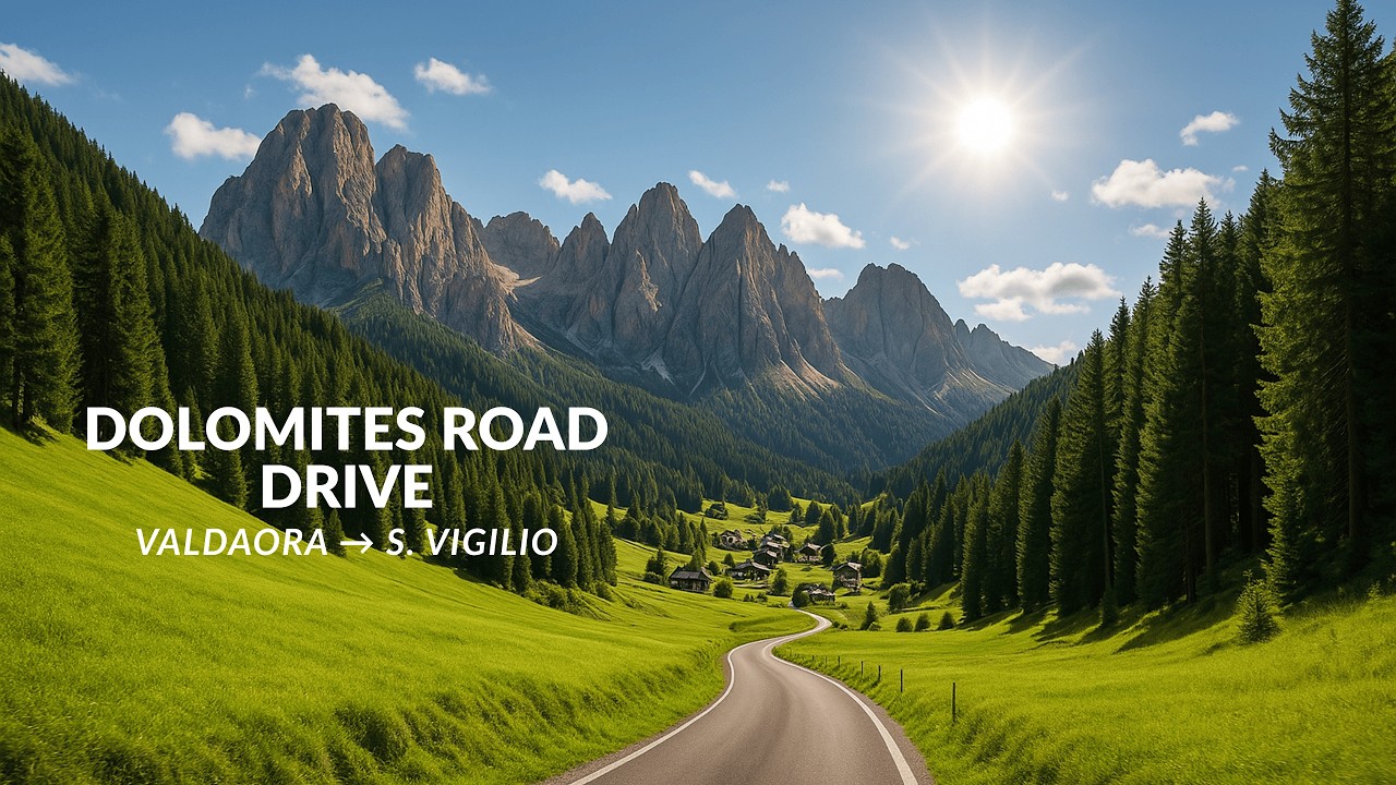🇮🇹 Dolomites Scenic Drive | Valdaora → S. Vigilio di Marebbe | Italy’s Mountain Beauty 4K 🏔️
