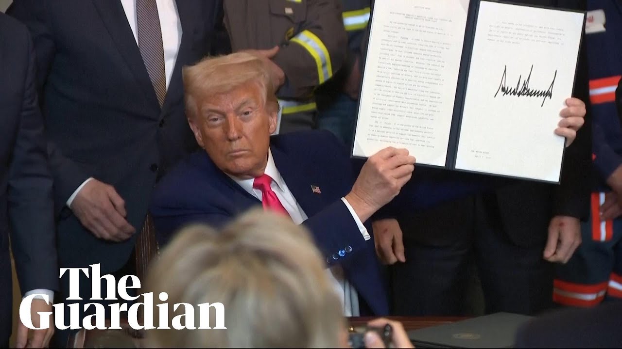 Trump signs executive orders to boost 'beautiful, clean' coal