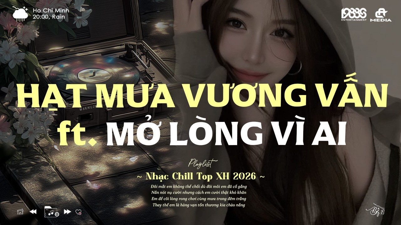 Hoà Cùng Yêu Dấu Nỗi Buồn Anh Đang Chôn Sâu - Hạt Mưa Vương Vấn Lofi - Nhạc Lofi Chill TikTok 2026