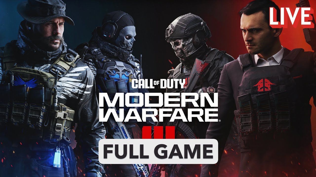 🔴 LIVE | MODERN WARFARE 3 | FULL GAME PLAL | GAME PLAY STREAM |